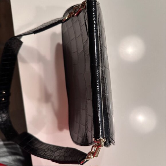 MAX MARA Anita Croc-embossed Leather Belt Bag - Picture 3 of 4